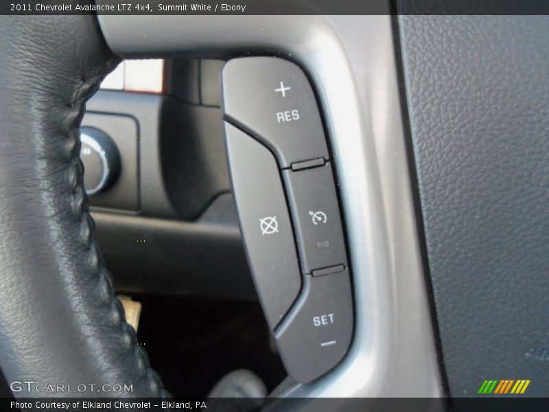 Summit White / Ebony 2011 Chevrolet Avalanche LTZ 4x4
