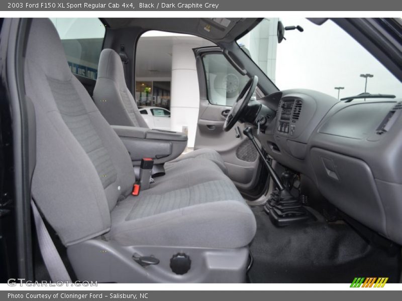 Front Seat of 2003 F150 XL Sport Regular Cab 4x4