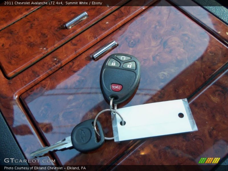 Keys of 2011 Avalanche LTZ 4x4
