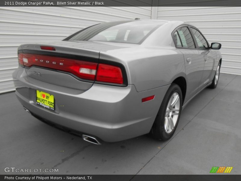 Billett Silver Metallic / Black 2011 Dodge Charger Rallye