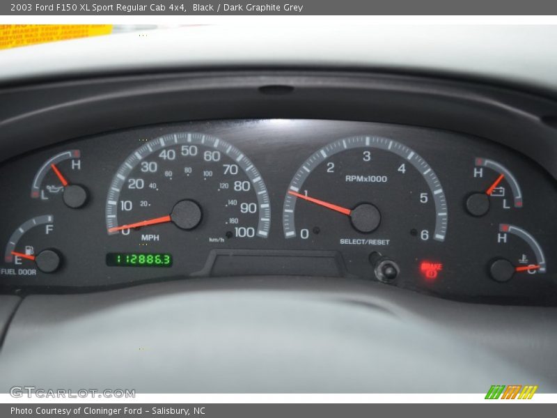  2003 F150 XL Sport Regular Cab 4x4 XL Sport Regular Cab 4x4 Gauges
