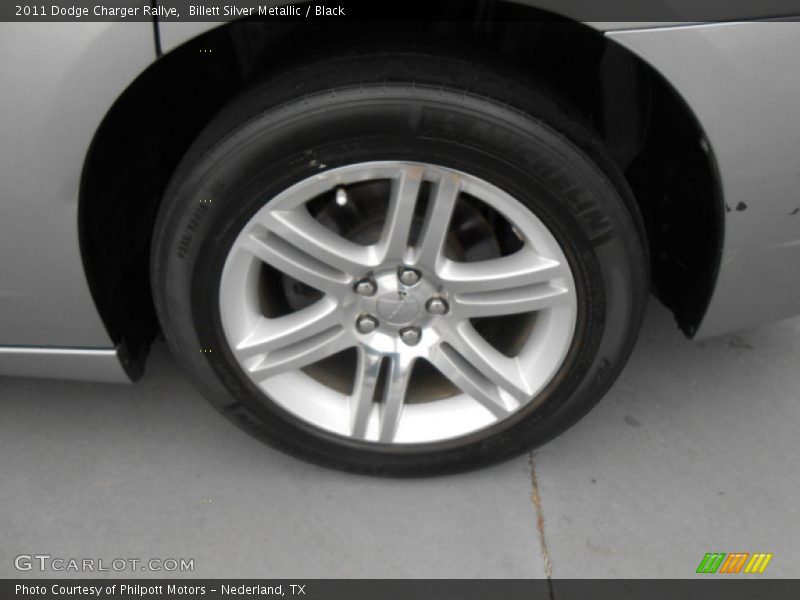 Billett Silver Metallic / Black 2011 Dodge Charger Rallye