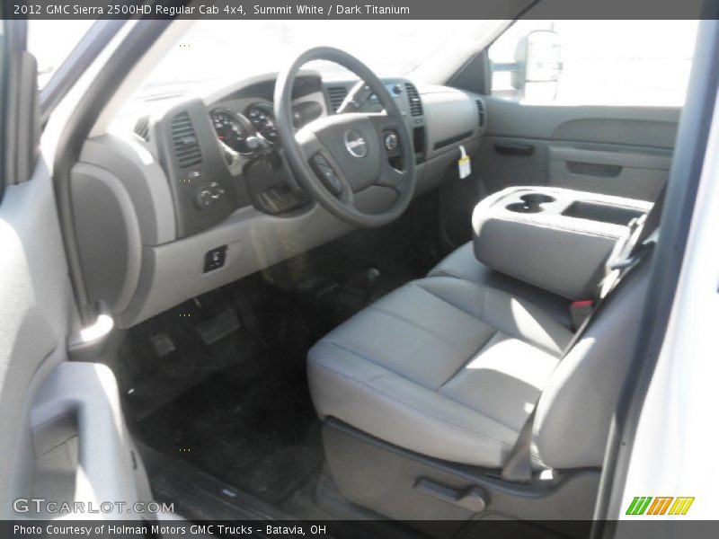 Summit White / Dark Titanium 2012 GMC Sierra 2500HD Regular Cab 4x4