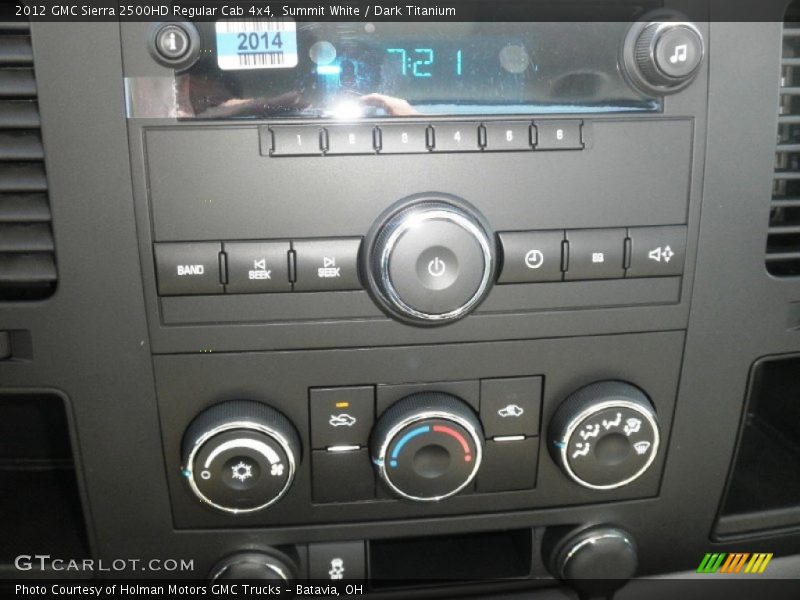 Summit White / Dark Titanium 2012 GMC Sierra 2500HD Regular Cab 4x4