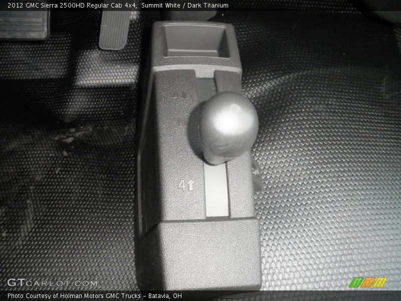 Summit White / Dark Titanium 2012 GMC Sierra 2500HD Regular Cab 4x4