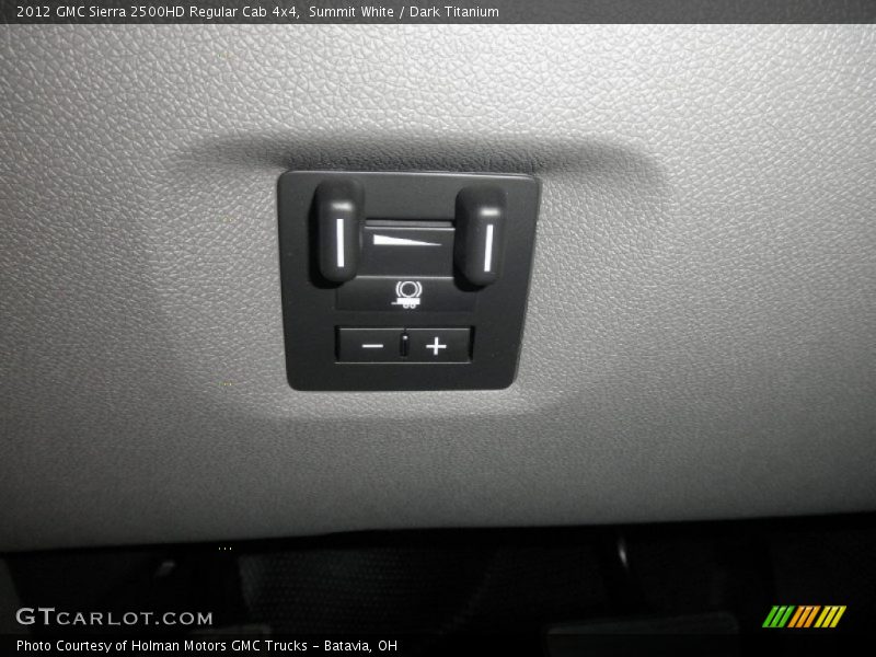 Summit White / Dark Titanium 2012 GMC Sierra 2500HD Regular Cab 4x4