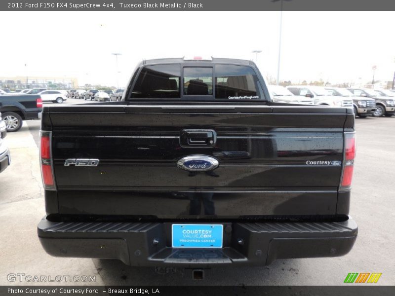 Tuxedo Black Metallic / Black 2012 Ford F150 FX4 SuperCrew 4x4