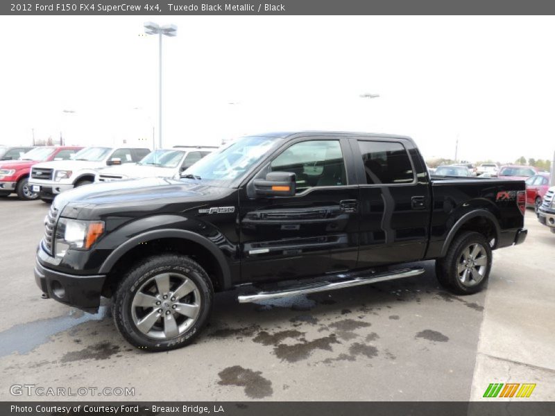 Tuxedo Black Metallic / Black 2012 Ford F150 FX4 SuperCrew 4x4
