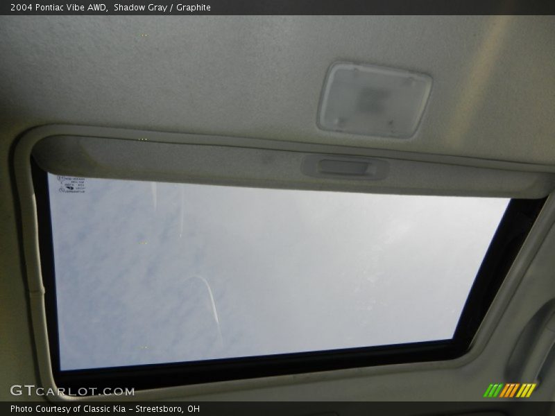 Sunroof of 2004 Vibe AWD