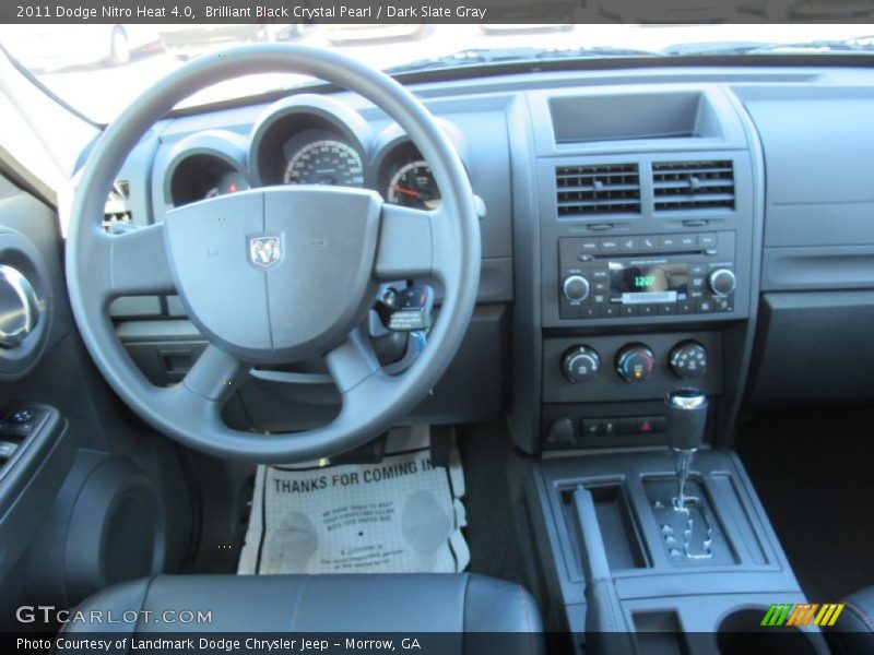 Brilliant Black Crystal Pearl / Dark Slate Gray 2011 Dodge Nitro Heat 4.0
