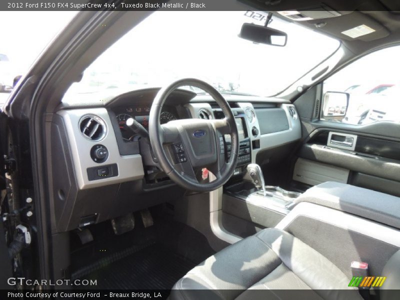 Tuxedo Black Metallic / Black 2012 Ford F150 FX4 SuperCrew 4x4
