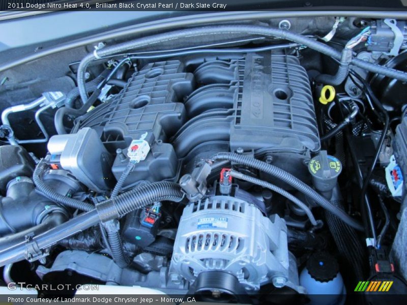 Brilliant Black Crystal Pearl / Dark Slate Gray 2011 Dodge Nitro Heat 4.0