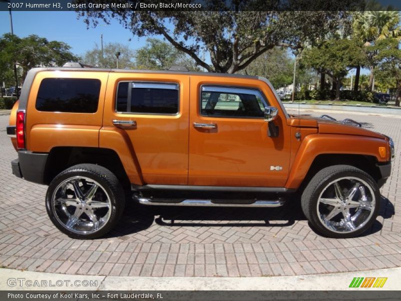  2007 H3  Desert Orange Metallic