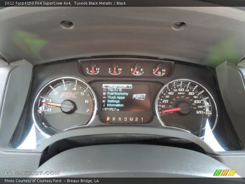 Tuxedo Black Metallic / Black 2012 Ford F150 FX4 SuperCrew 4x4