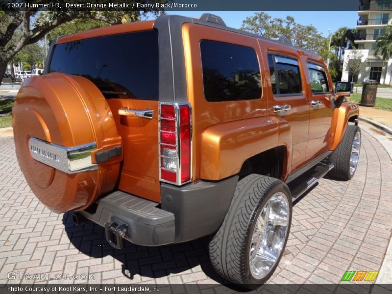  2007 H3  Desert Orange Metallic