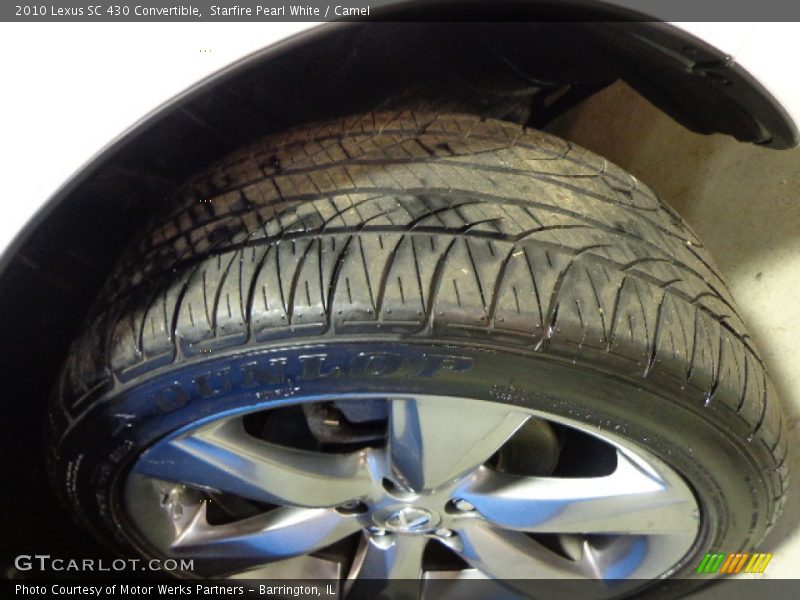 Starfire Pearl White / Camel 2010 Lexus SC 430 Convertible