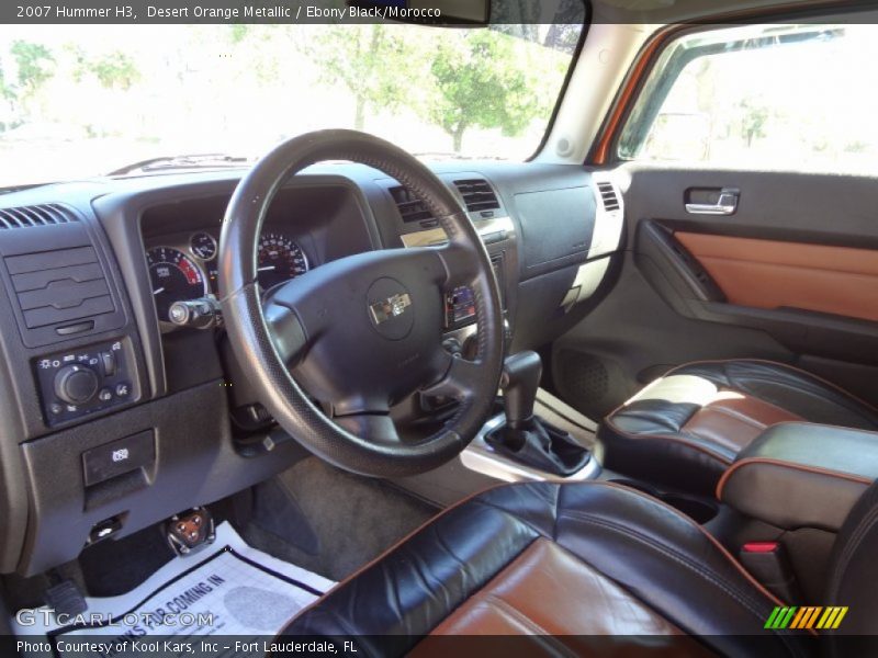 Ebony Black/Morocco Interior - 2007 H3  