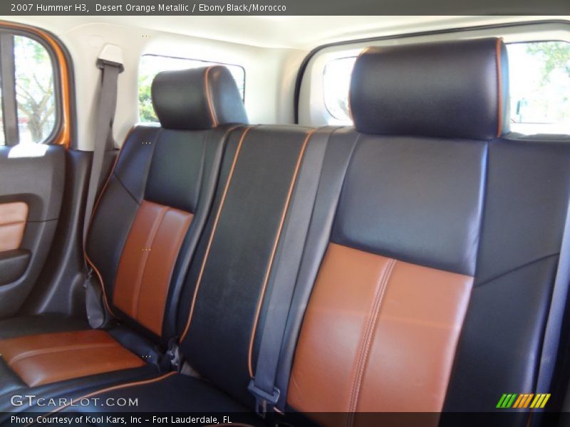 Desert Orange Metallic / Ebony Black/Morocco 2007 Hummer H3