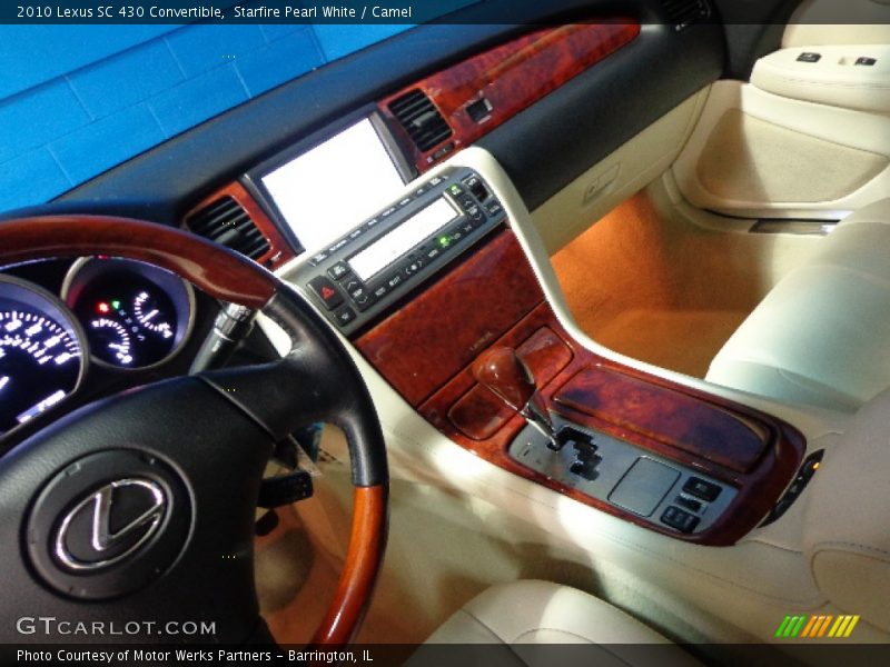 Starfire Pearl White / Camel 2010 Lexus SC 430 Convertible