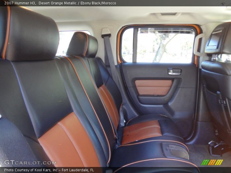 Desert Orange Metallic / Ebony Black/Morocco 2007 Hummer H3