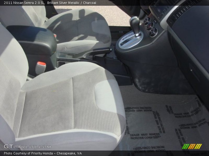 Brilliant Silver Metallic / Charcoal 2011 Nissan Sentra 2.0 SL