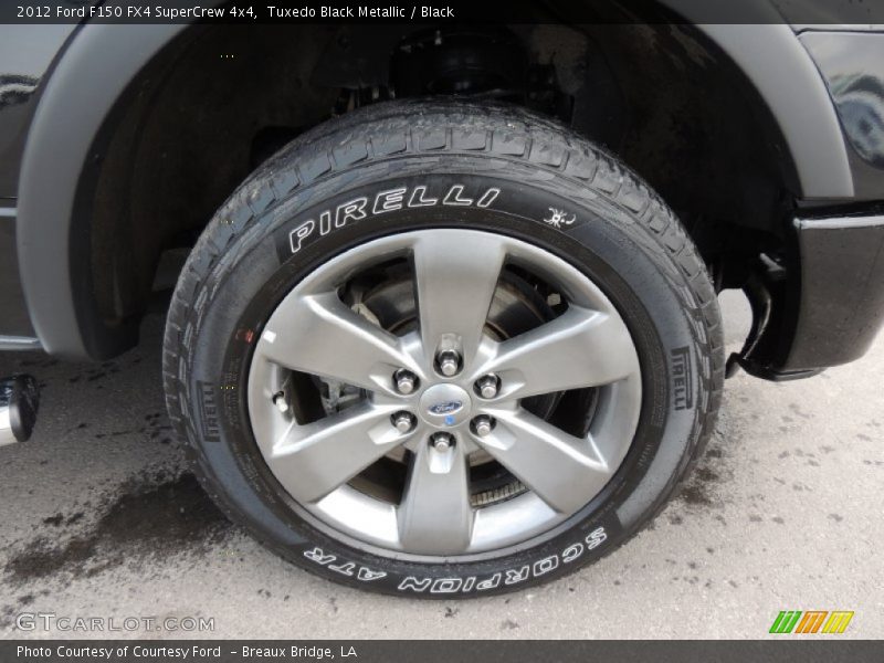 Tuxedo Black Metallic / Black 2012 Ford F150 FX4 SuperCrew 4x4