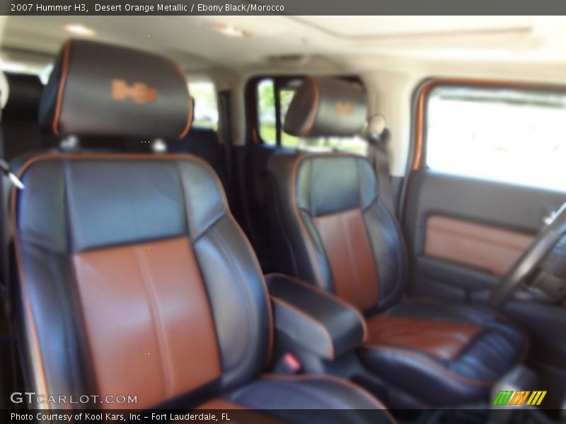 Desert Orange Metallic / Ebony Black/Morocco 2007 Hummer H3