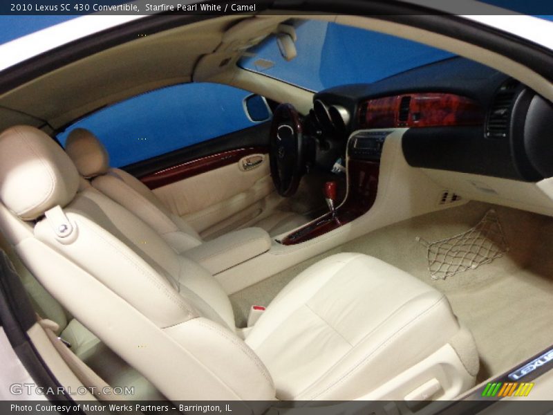Starfire Pearl White / Camel 2010 Lexus SC 430 Convertible