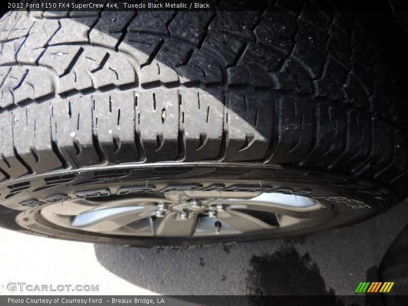 Tuxedo Black Metallic / Black 2012 Ford F150 FX4 SuperCrew 4x4