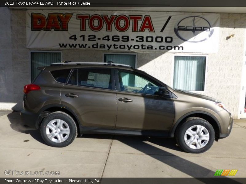 Pyrite Mica / Beige 2013 Toyota RAV4 LE AWD