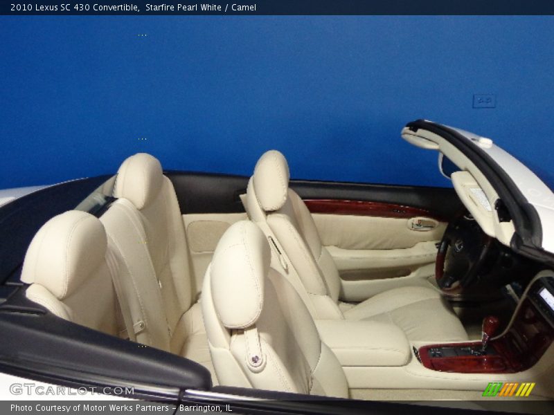 Starfire Pearl White / Camel 2010 Lexus SC 430 Convertible