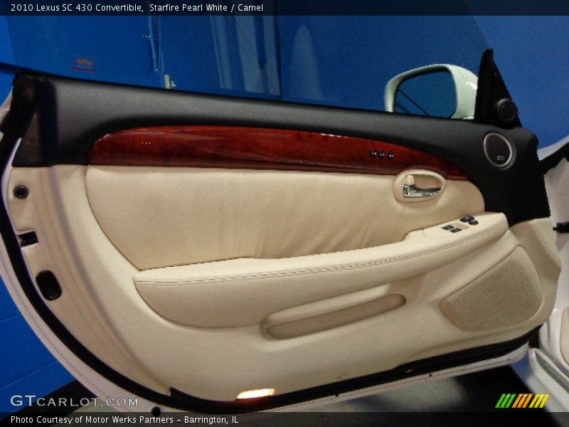 Starfire Pearl White / Camel 2010 Lexus SC 430 Convertible
