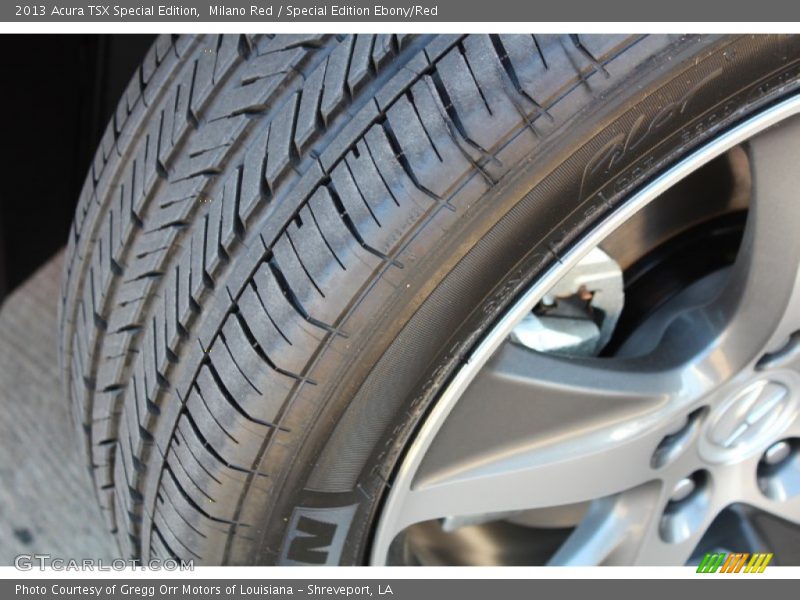 Milano Red / Special Edition Ebony/Red 2013 Acura TSX Special Edition