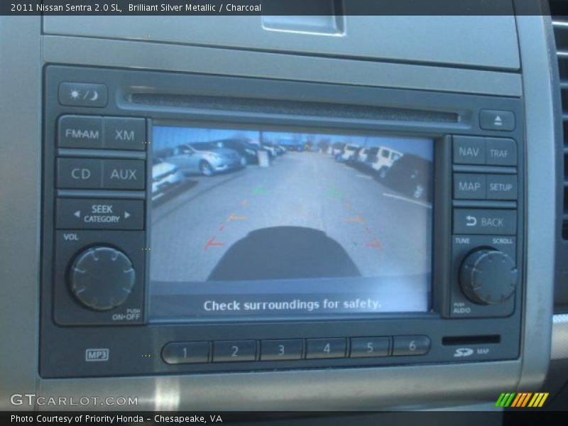 Brilliant Silver Metallic / Charcoal 2011 Nissan Sentra 2.0 SL
