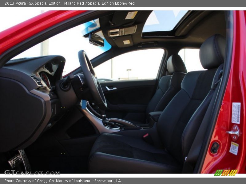 Milano Red / Special Edition Ebony/Red 2013 Acura TSX Special Edition