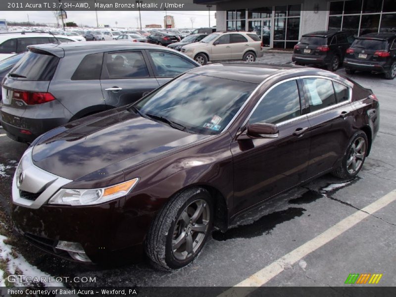 Mayan Bronze Metallic / Umber 2011 Acura TL 3.7 SH-AWD