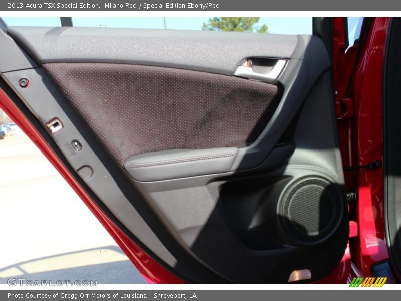 Milano Red / Special Edition Ebony/Red 2013 Acura TSX Special Edition