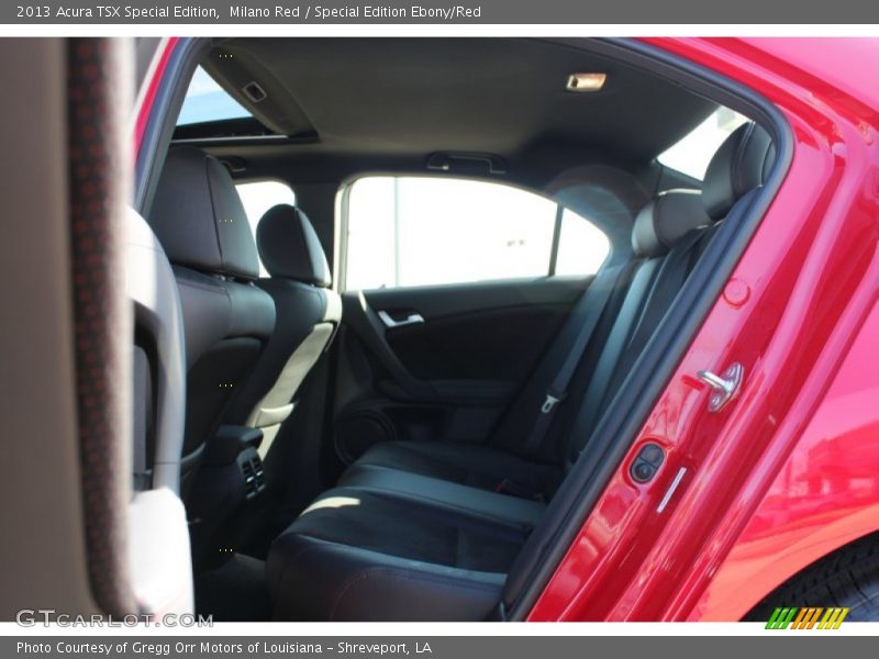 Milano Red / Special Edition Ebony/Red 2013 Acura TSX Special Edition