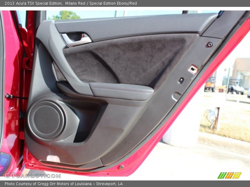 Milano Red / Special Edition Ebony/Red 2013 Acura TSX Special Edition
