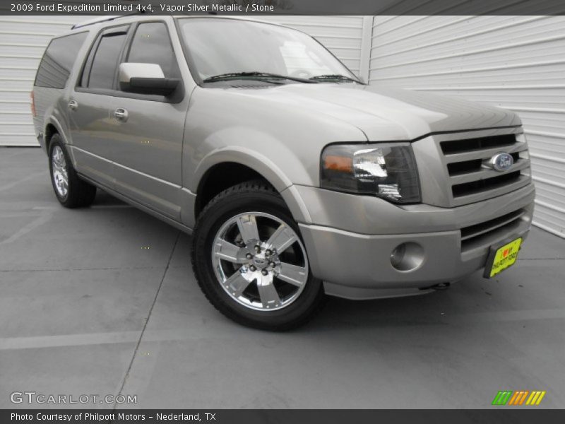 Vapor Silver Metallic / Stone 2009 Ford Expedition Limited 4x4