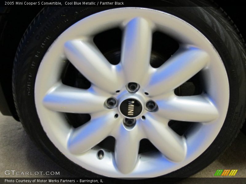 Cool Blue Metallic / Panther Black 2005 Mini Cooper S Convertible