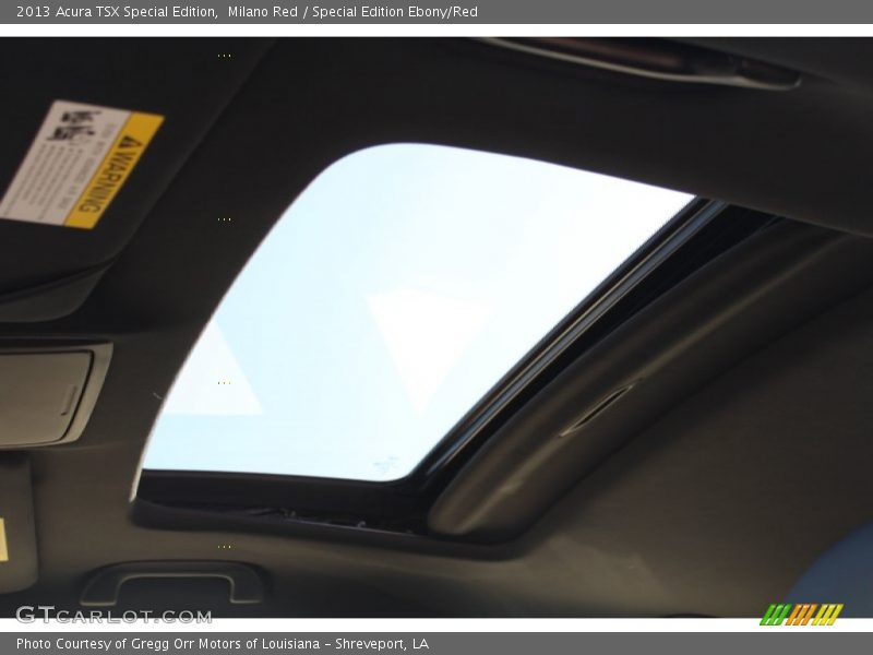 Milano Red / Special Edition Ebony/Red 2013 Acura TSX Special Edition