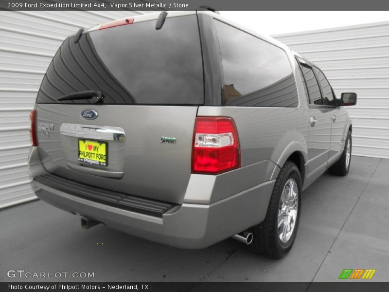 Vapor Silver Metallic / Stone 2009 Ford Expedition Limited 4x4