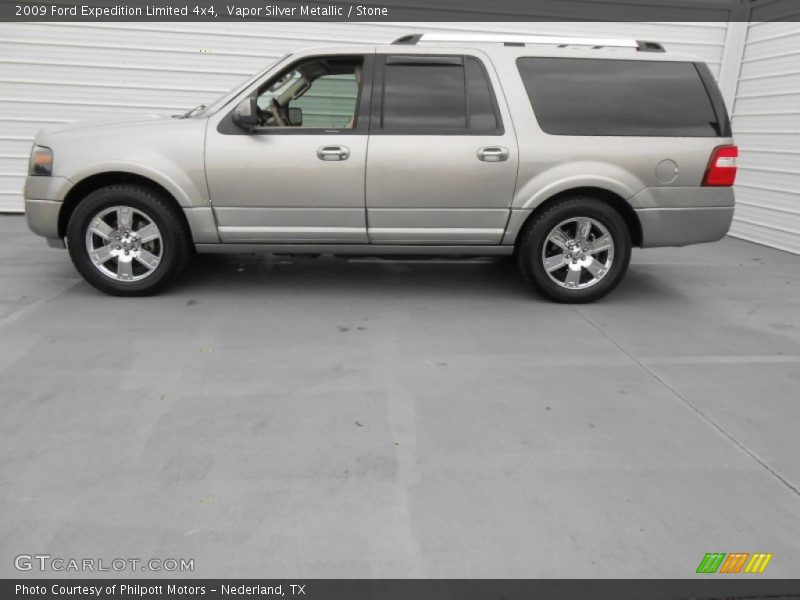 Vapor Silver Metallic / Stone 2009 Ford Expedition Limited 4x4