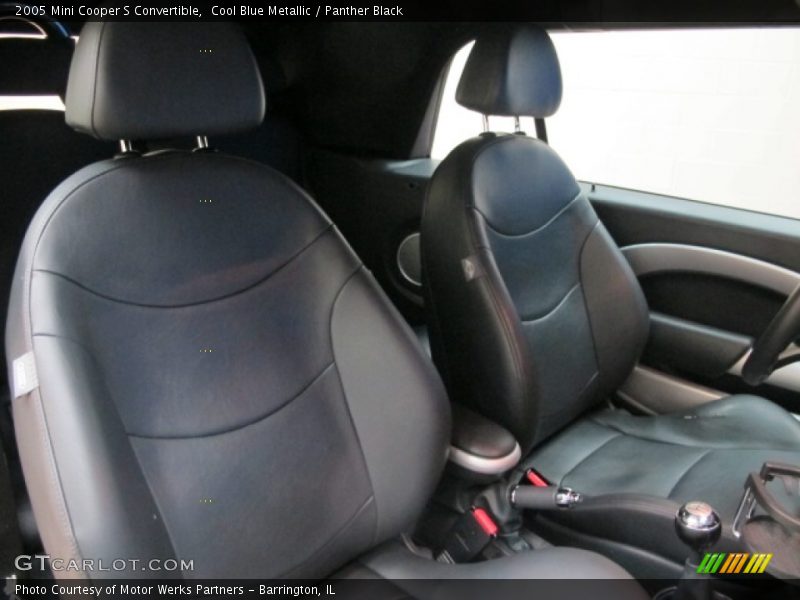 Cool Blue Metallic / Panther Black 2005 Mini Cooper S Convertible