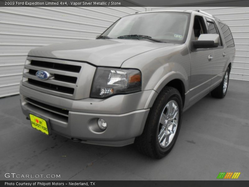 Vapor Silver Metallic / Stone 2009 Ford Expedition Limited 4x4