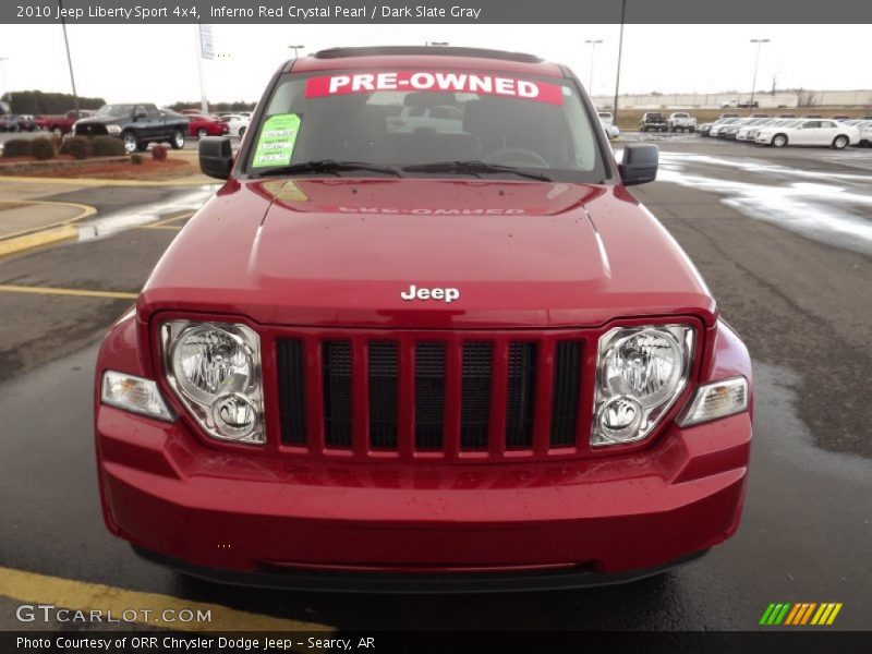 Inferno Red Crystal Pearl / Dark Slate Gray 2010 Jeep Liberty Sport 4x4