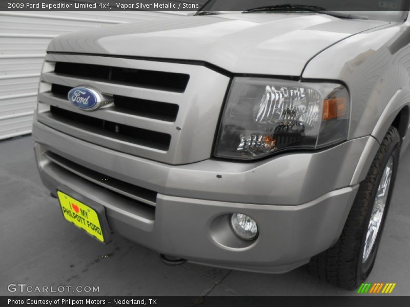 Vapor Silver Metallic / Stone 2009 Ford Expedition Limited 4x4
