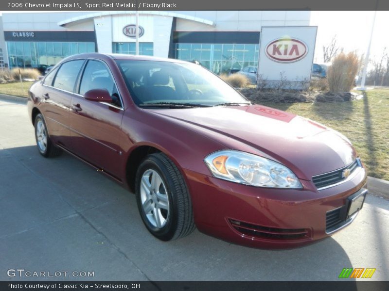 Sport Red Metallic / Ebony Black 2006 Chevrolet Impala LS