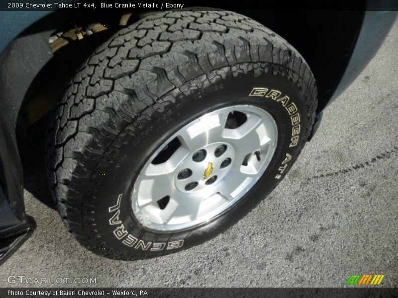 Blue Granite Metallic / Ebony 2009 Chevrolet Tahoe LT 4x4